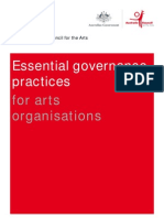 Essential Governance Practices For Arts Organisations