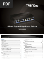 TRENDnet TEG-S80ES User's Guide v1