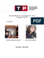 (AC-S18) Week 18 - Task: Assignment - Final Assignment Part II