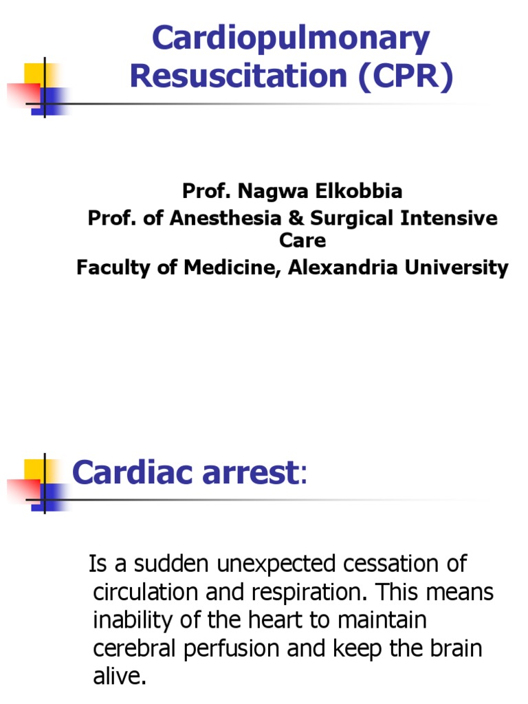 Adult CPR | PDF | Cardiopulmonary Resuscitation | Cardiac Arrest