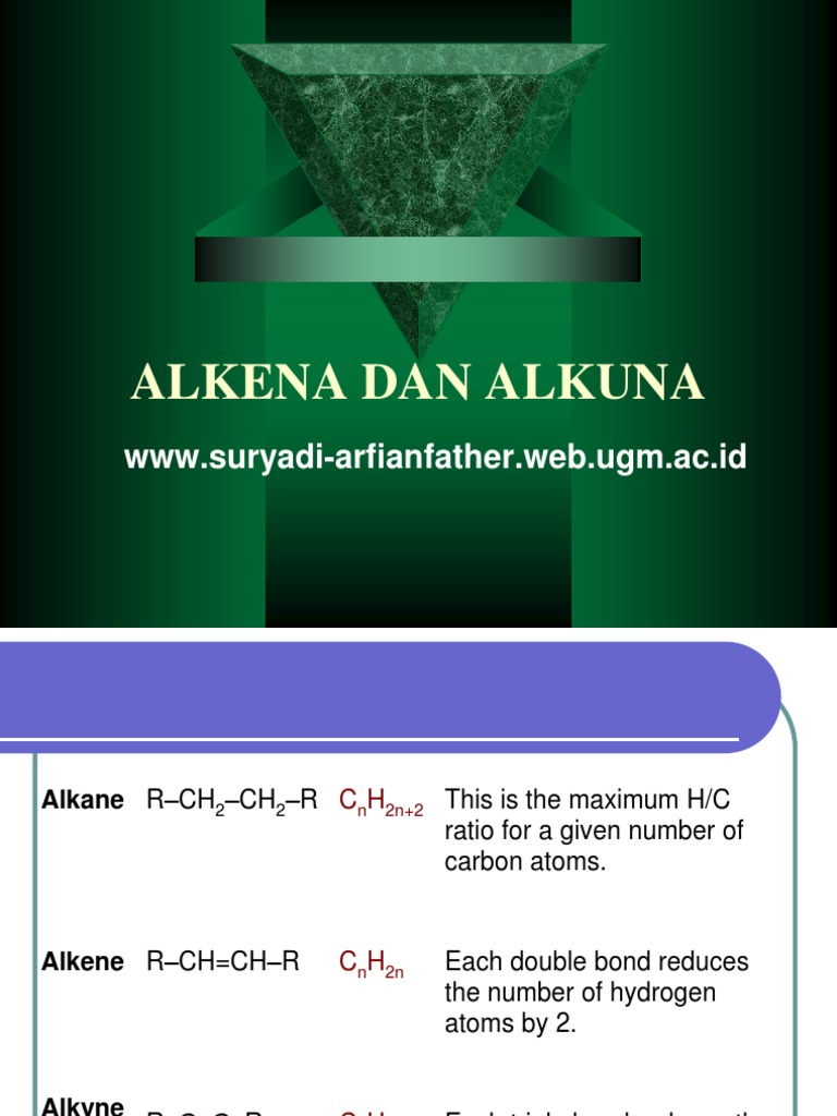 Alkena dan Alkuna: Nomenklatur & Sintesis | PDF