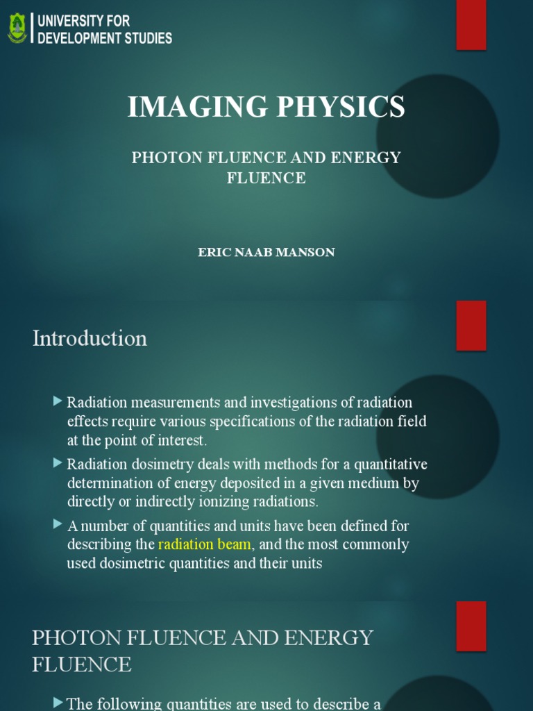 Photon Fluence and Energy Dosimetry | PDF