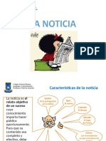 La Noticia y Sus Partes