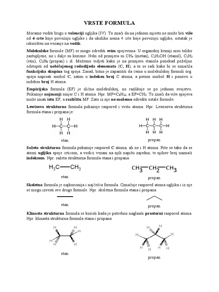 Vrste Formula | PDF