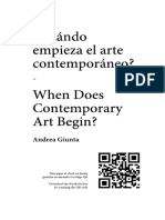 Cuando Empieza El Arte Contemporáneo-Andrea G.