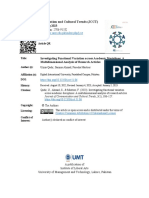 Investigating Functional Variation Acros