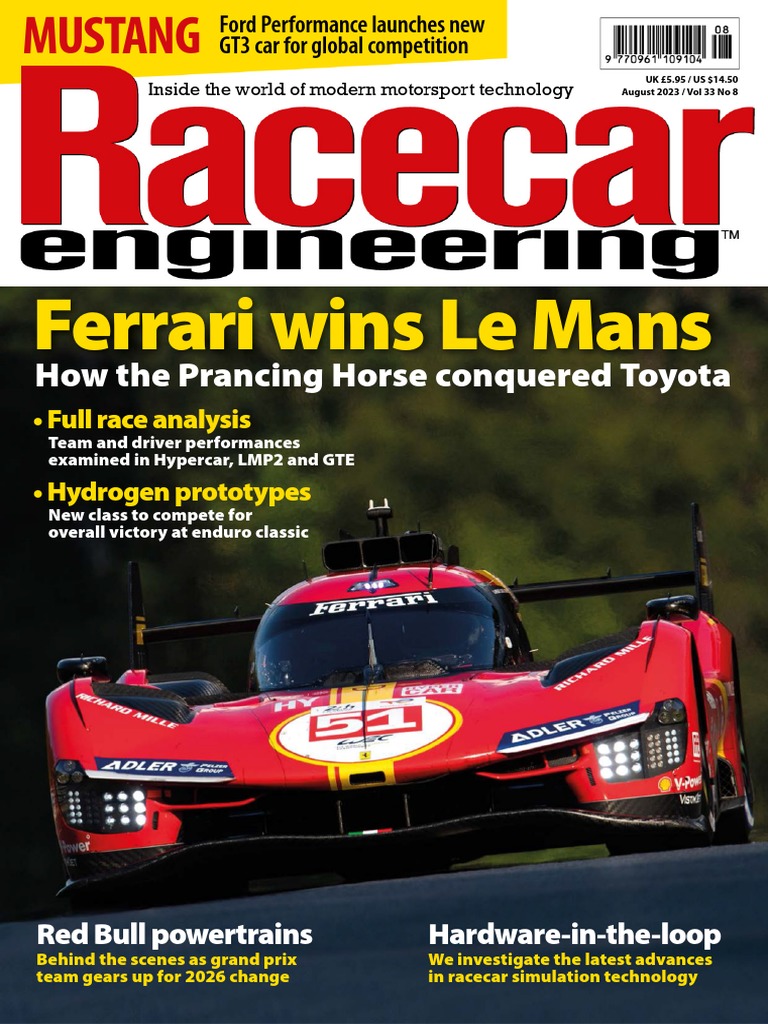 Racecar Engineering August 2023 | PDF | Auto Racing | Car