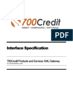 700credit XML Interface (Ver 6.57 1-27-22)