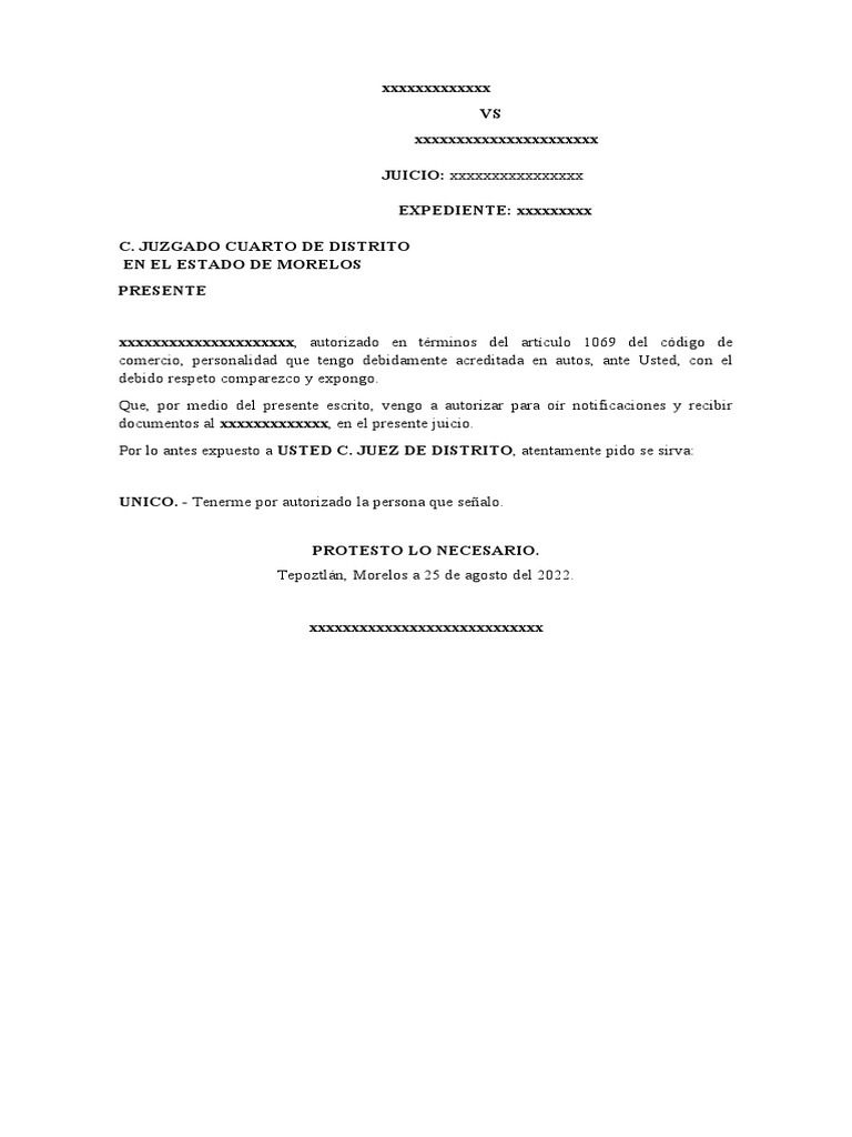 AUTORIZACION pasante | PDF
