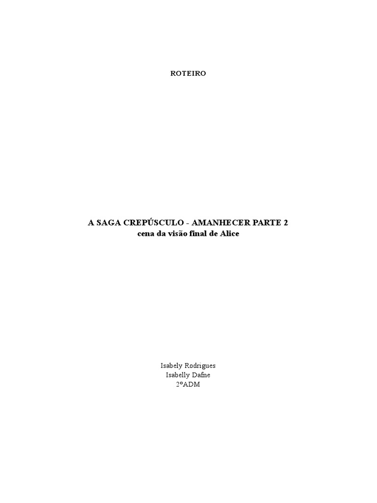 Amanhecer p2 | PDF | Crepúsculo (série literária de ficção), image size:768x1024