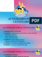 Actividades Por El Centenario