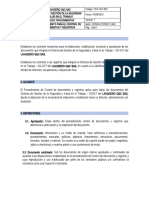 Procedimiento para El Control de Documentos y Registros