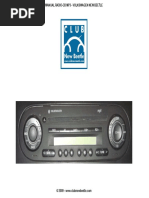 Manual Radio CDMP3 New Beetle ESP