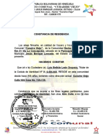 Cartas Del Consejo Comunal (Sector Curarire Viejo) - 2020-2