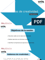 Técnicas de Creatividad Clase Práctica