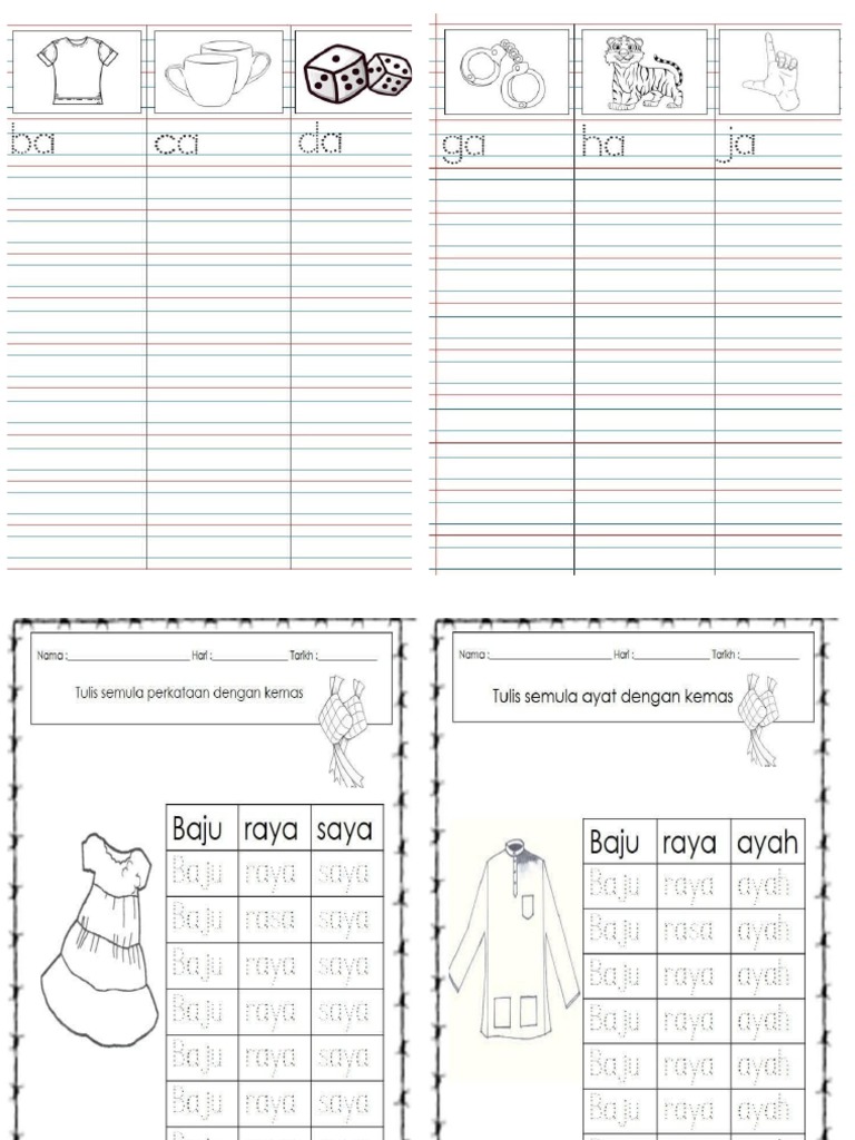 Suku Kata Ba Ca Da | PDF
