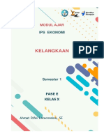 Modul Ajar Ekonomi (Kelangkaan)