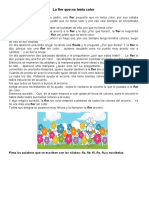 LEEMOS EL CUENTO LA FLOR QUE NO TENIA COLOR - 19 de Septiembre