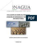 PROG DE ATN DE EMERG Y DESASTRES - CONAGUA InformeFinal - N001