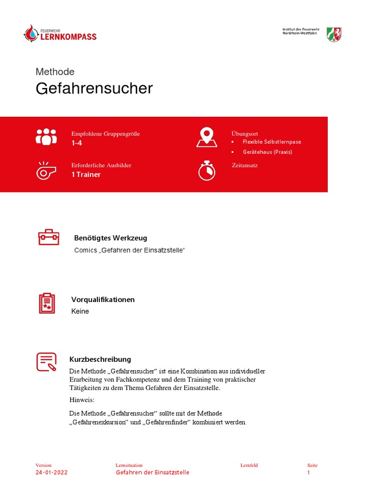 Methodenkarte Gefahrensucher PDF