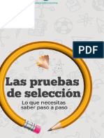 E-Book Las Pruebas de Selección