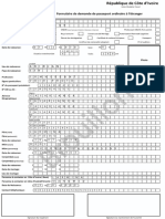 Formulaire Passeport Diaspora