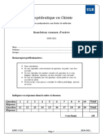 Propédeutique en Chimie 2020-2021