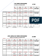 Esta-Edt de La Semaine Du 28 Novembre 2022