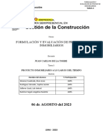 TA05 - Formulación y Evaluación de Proyectos Immobiliarios