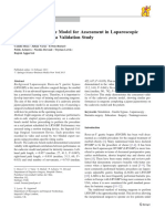 A Cadaveric Porcine Model For Assessment in Laparoscopic Bariatric Surgery