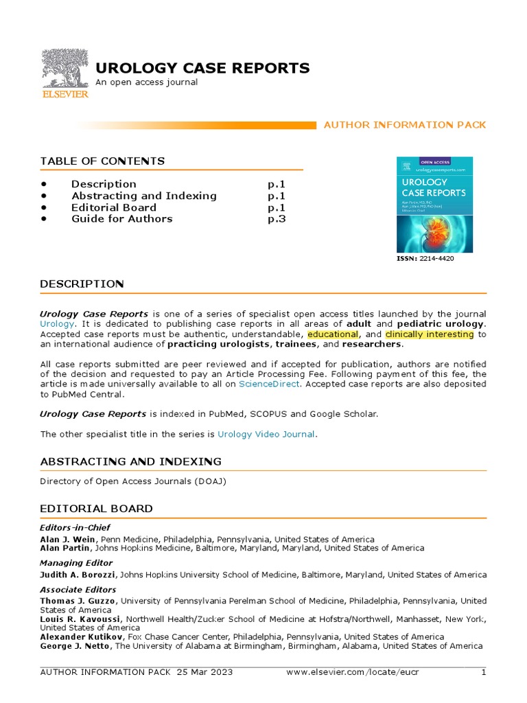 Urology Case Reports PDF Gender Gender Studies