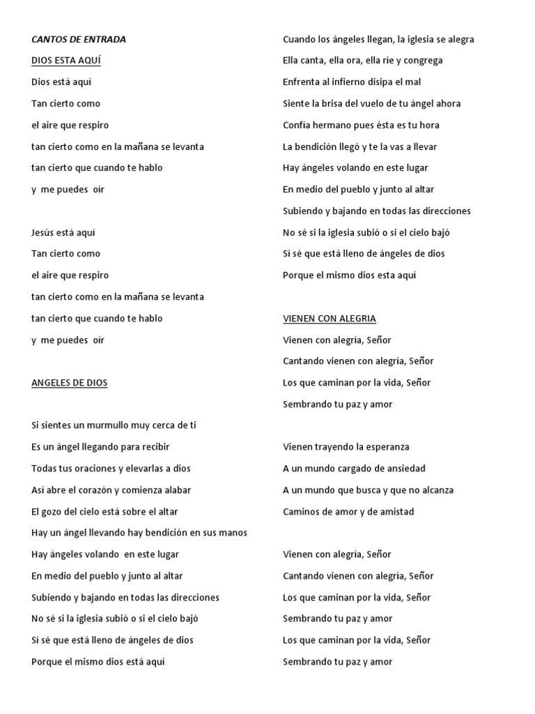 17 Esquema De Cantos Misa De Tiempo Ordinario Pdf - Free Power Point ...