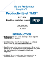 Chapitre V - Productivite Et TMST