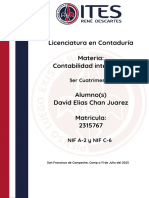 Licenciatura en Contaduría Materia: Contabilidad Intermedia: 3er Cuatrimestre