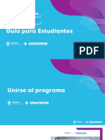 Guía para Estudiantes - Coursera + Gobierno Del Chaco