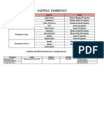 Jadwal Tamrinan + Setoran Masal 3