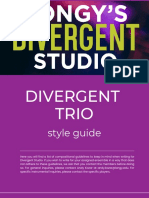 Divergent Trio Style Guide