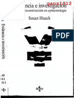 HAACK, SUSAN - Evidencia e Investigación (Hacia Una Reconstrucción en Epistemología) (OCR) (Por Ganz1912)