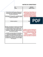 Matriz de Consistencia