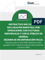 Instructivo de Declaracion Rif Bimestral