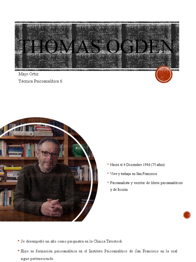 Thomas Ogden | PDF | Psicoanálisis | Sicología