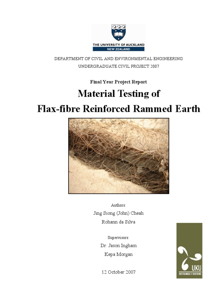 2007.10.12 - FYP Final Report | PDF | Brick | Soil