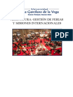 Gestión de Ferias y Misiones Internacionales