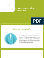 Procesos Psicológico Básico de La Atención Atención