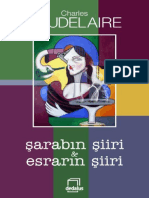 Charles Baudelaire - Şarabın Şiiri Esrarın Şiiri