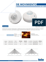 Sensores de Movimiento: Circulares