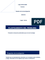 Pauta PPT Presentación para La 2 Evaluación Integral Del Avance Del Proyecto de Investigación