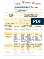 Rubrica de Evaluacion Segundo Parciall, 2doquimestre 2022 Cultura Fisica.