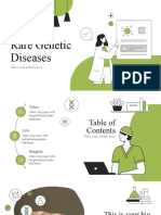 Rare Genetic Diseases Medical Research Presentation Green Variant