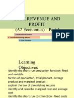 Cost, Revenue and Profit - Part 1